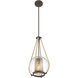 Stutterhein 1 Light 16.13 inch Sand Bronze Pendant Ceiling Light